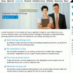 business website of currency solutions