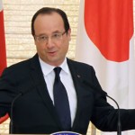 Francois Hollande in Japan