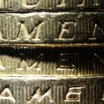 Sterling strengthens further stack of pound coins