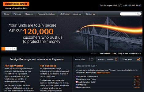 currencies-direct-website
